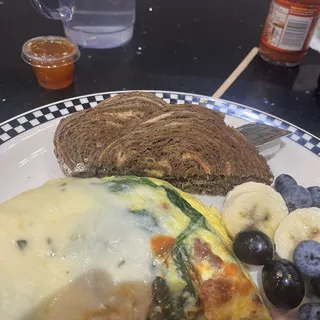 Spinach Feta Omelete