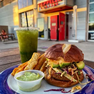 Veggie Burger Dinner