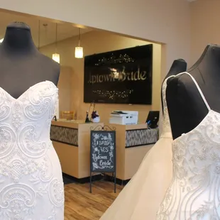 100s of in-stock bridal gowns in our Albuquerque shop