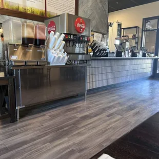 Front counter area