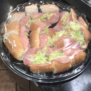 Party sub platters now available