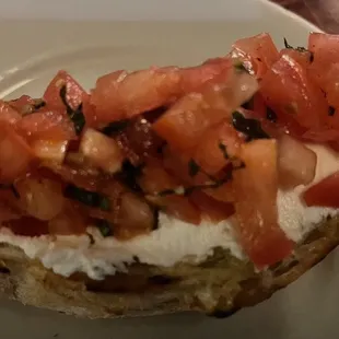 Goat Cheese Bruschetta.