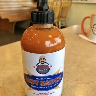 Fantastic house-made hot sauce