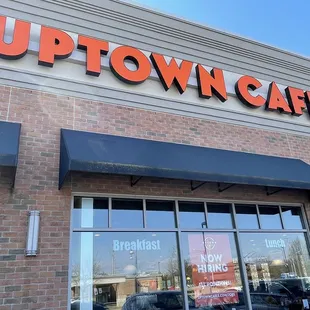 Uptown cafe sigh