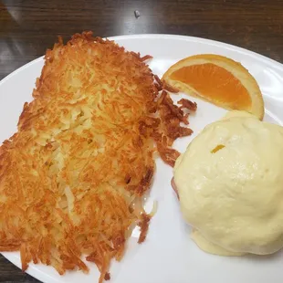 Eggs Benedict, one egg only order #yum #ReviewsByRL