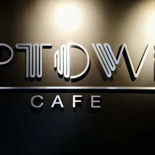 Logo at entrance