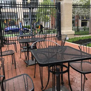 Outside seating area