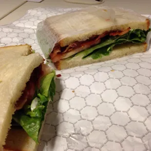 BLT on white