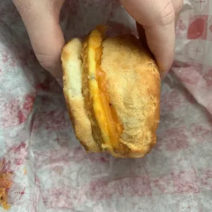 Egg &amp; cheese breakfast sandwich