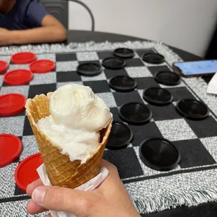 Mint &amp; Vanilla Cone