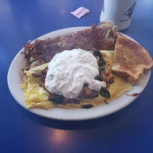 The gyro omelet, terrible just terrible..