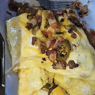 The everything omelette