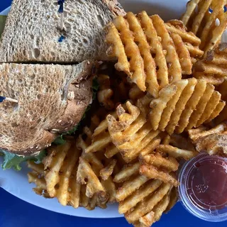 Seasoned Waffle Fries
