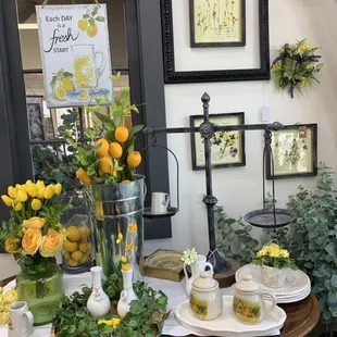 Wall and table decor.