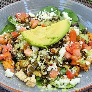 Greens N&apos; Things Bowl with tofu scramble