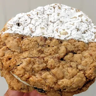 Whiskey Oatmeal Cream Pie from Blossom and Bee Bakery | @telephonesmoothie