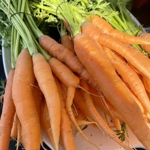 Organic carrots