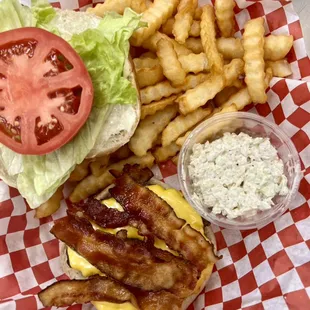 Bacon Cheeseburger Plate