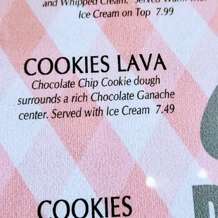 Desserts