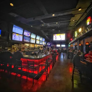 the interior of a restaurant