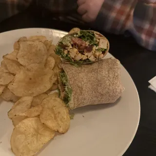 Cajun Chicken Caesar Wrap