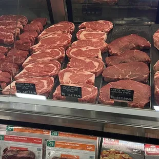 Steak display