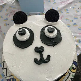 Panda Birthday Cake