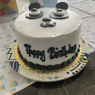Panda Birthday Cake