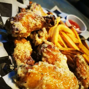 Parmesan wings