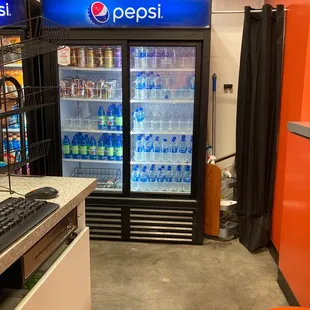 Water is half gone because of the heat in here