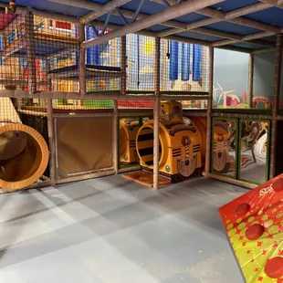 Lower area in the toddler structure.