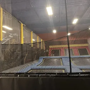 Trampoline area