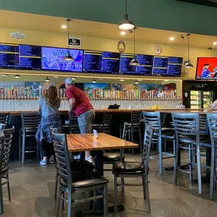 Tons of beers on tap!