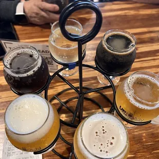 Flight of beers