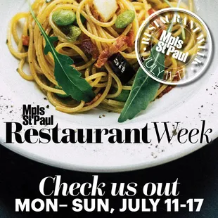 Come enjoy a unique menu take for the Uptown Lobby During Restaurant Week- Prix Fixe menu available 7/13-7/17. We will also have a variety