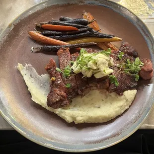 Garlic Seared 12 oz Beef Sirloin