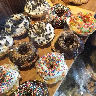 donuts, dough desserts, food