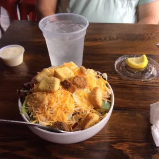 Small chef salad, yummy.
