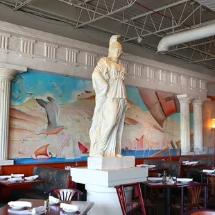 the interior of a restaurant