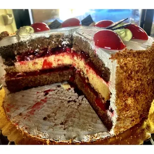 BDayCake by Slice!Pretty Good &amp; Fresh!Second after My favorite Strawberry Cheesecake !Yes! This Place has Amazing Cakes! U Must Give aTry!