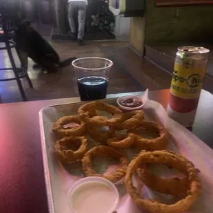 Onion rings, bar