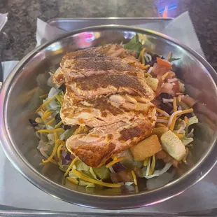 Salmon salad, delicious for sure!