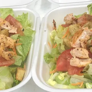 Grilled Salmon Caesar Salad