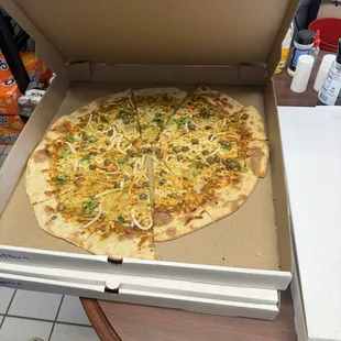 This pizza was the Uptown