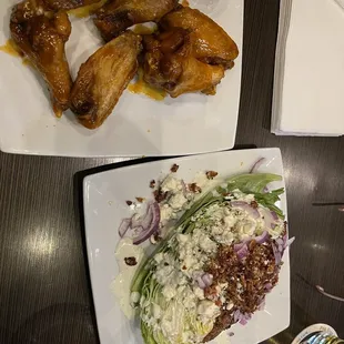 Had the wings and salad wedge. Really good!