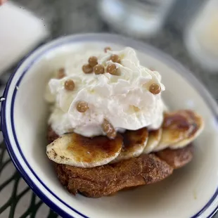 Banana&apos;s Foster Creme Brûlée Bread Pudding was fantastic!!