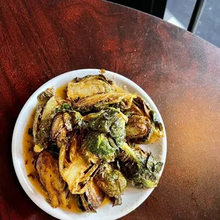 crispy brussel sprouts