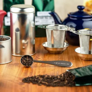 Our selection of accessories complements our premium teas.