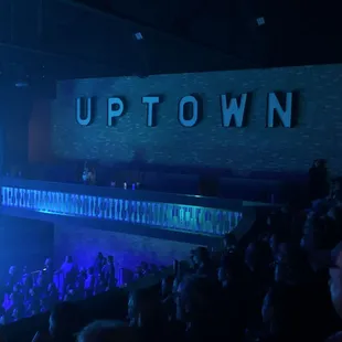 View of upper floor after the start of the show.