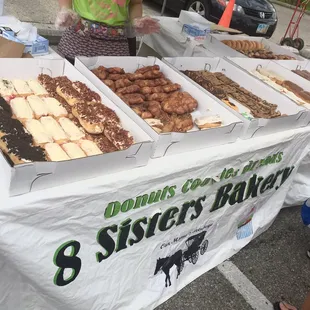 a variety of pastries